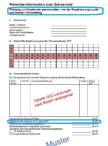 Patienteninformation Regelversorgung eHKP