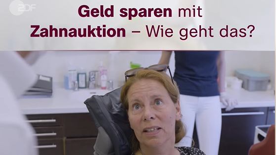 ZDF WISO fĂĽhrt Zahnauktion durch